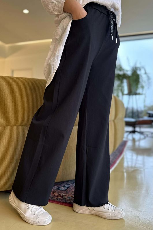 Luxury Raw Kick Magic Trouser Black